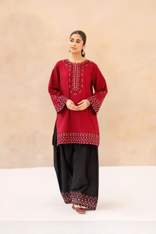 ZIRWAH (FARSHI SHALWAR)-2PC(EMB)
