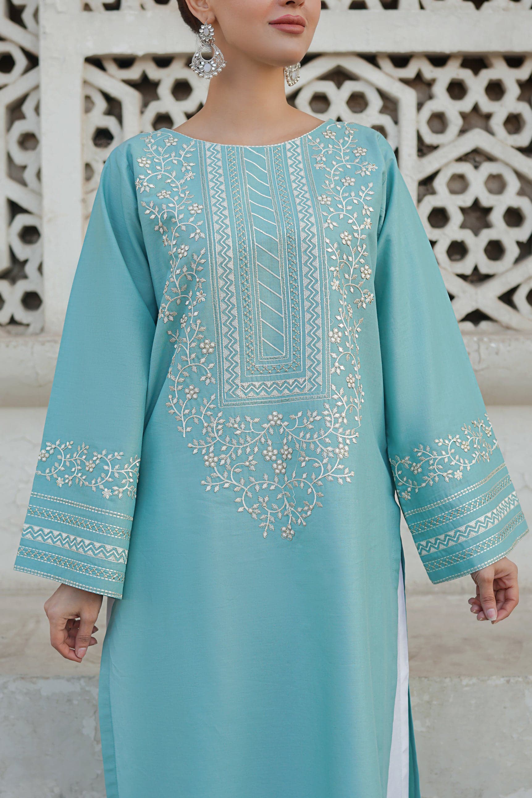 RAMSHA LAWN EMB CO-ORD SET
