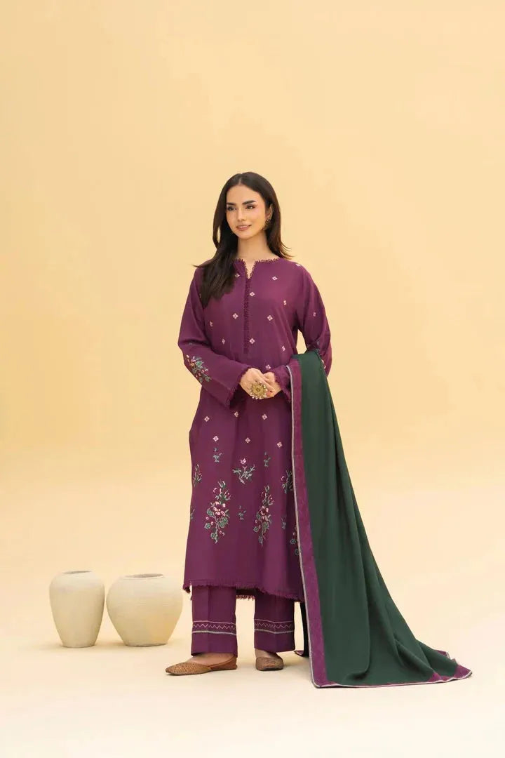 KAIRA SHAWL-3PC(EMB)