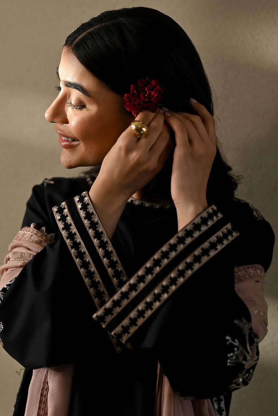 ZAIB LUXURY (FARSHI SHALWAR)-2PC(EMB)