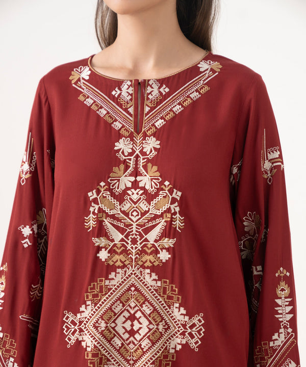 SAPHAIR SHAWL-3PC(EMB)