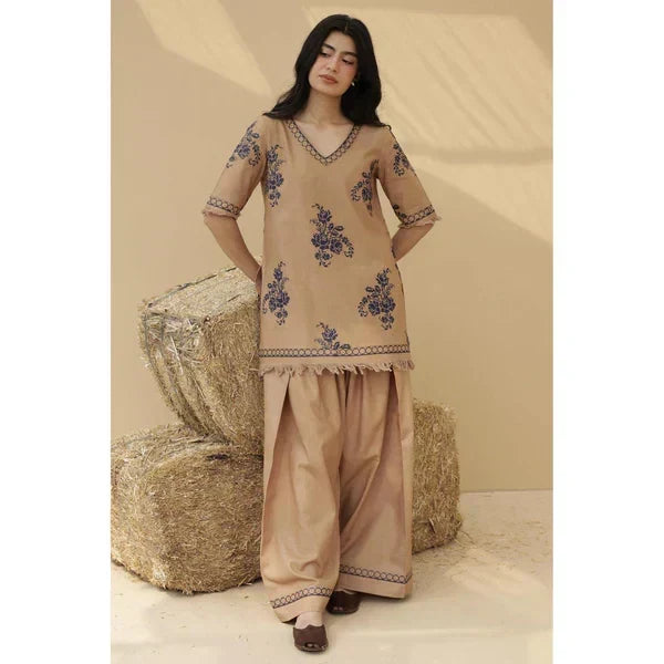 ITRAT CO-ORD SET-2PC(EMB)