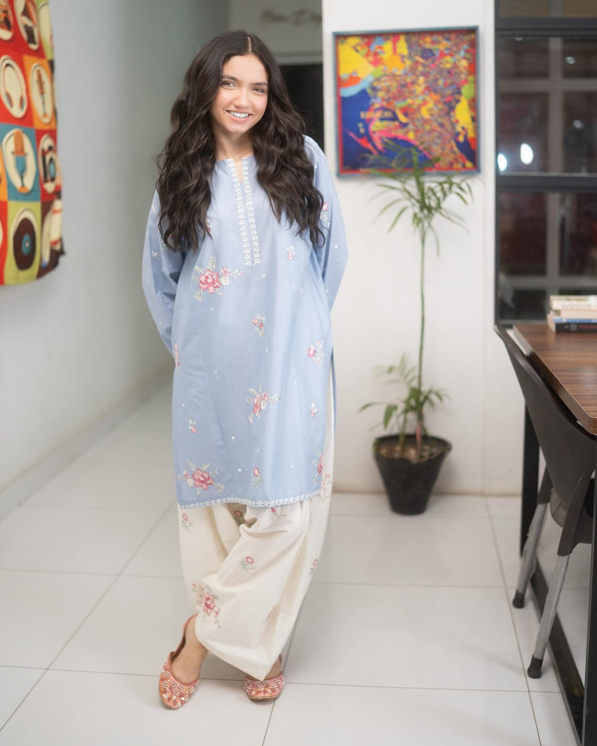 FIZA LAWN-2PC(EMB)