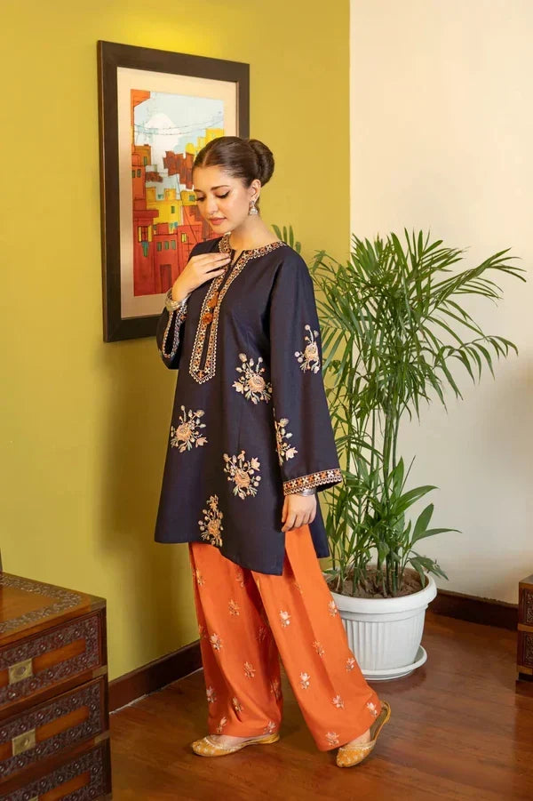 CHAND (FARSHI SHALWAR)-2PC(EMB)