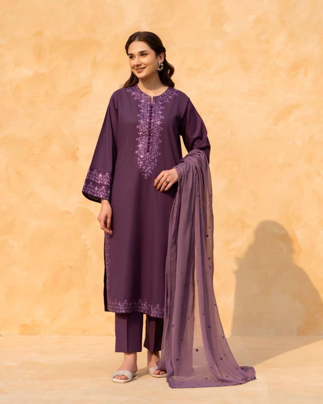 MARI PURPLE-3PC(EMB)