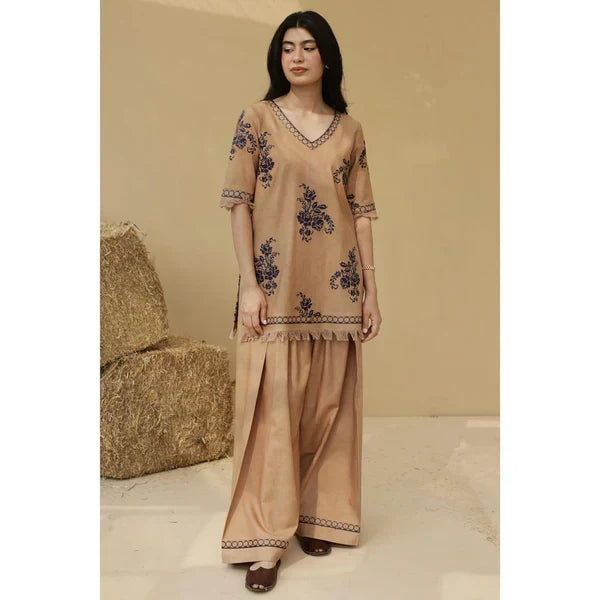 ITRAT CO-ORD SET-2PC(EMB)
