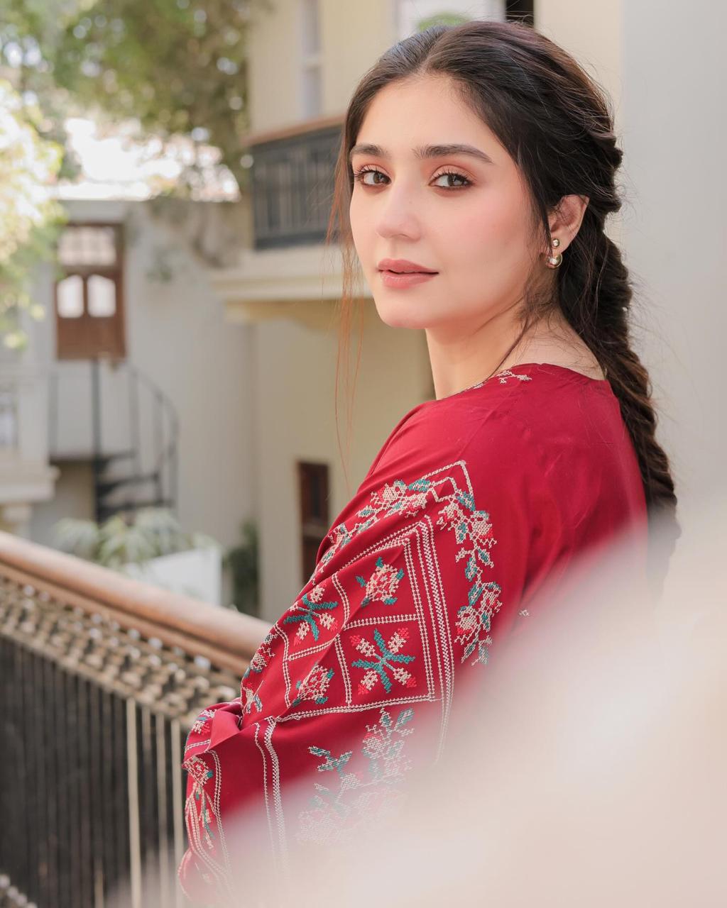 NISHA CO-ORD SET (FARSHI SHALWAR)-2PC(EMB)