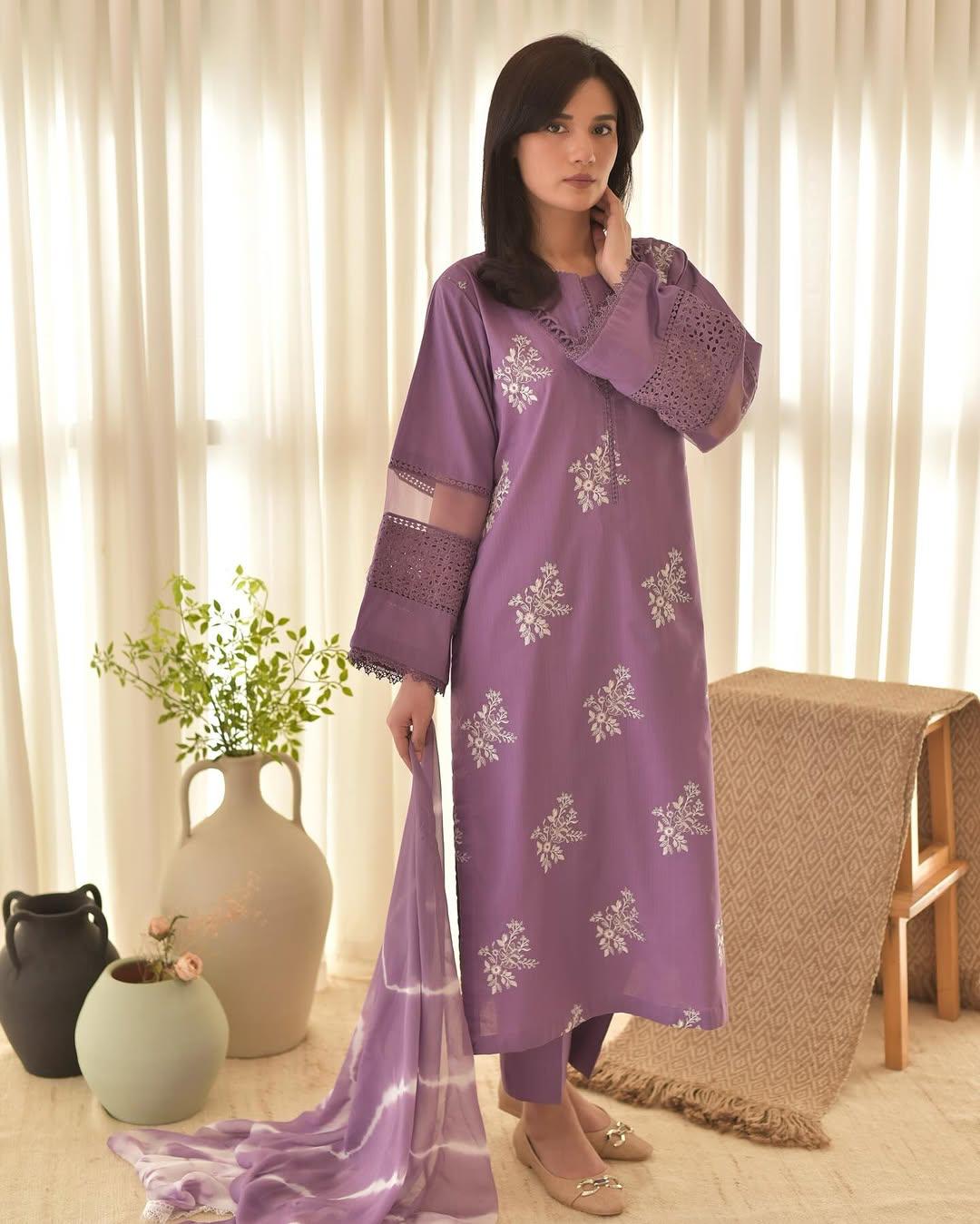 HORIYA PURPLE-3PC(EMB)