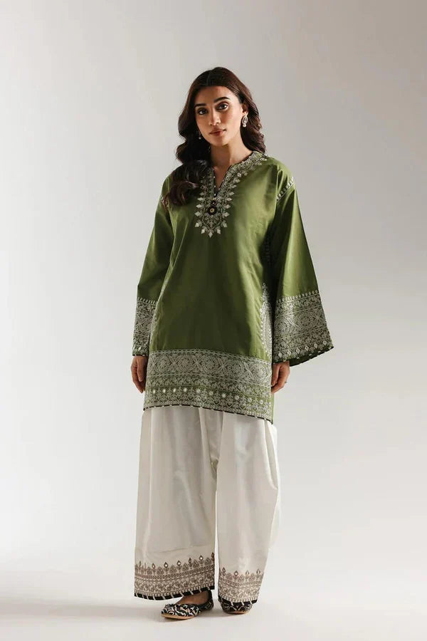 ZEBA LAWN (FARSHI SHALWAR)-2PC(EMB)