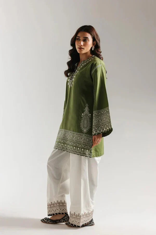 ZEBA LAWN (FARSHI SHALWAR)-2PC(EMB)