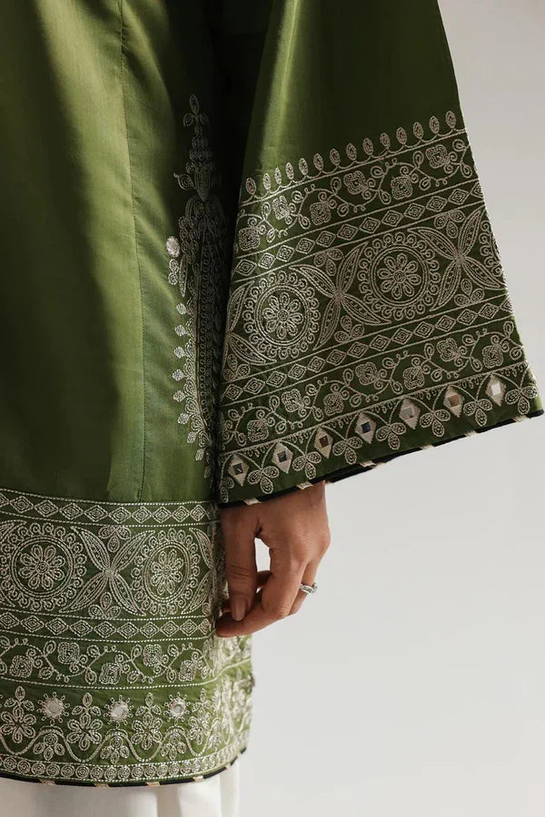 ZEBA LAWN (FARSHI SHALWAR)-2PC(EMB)