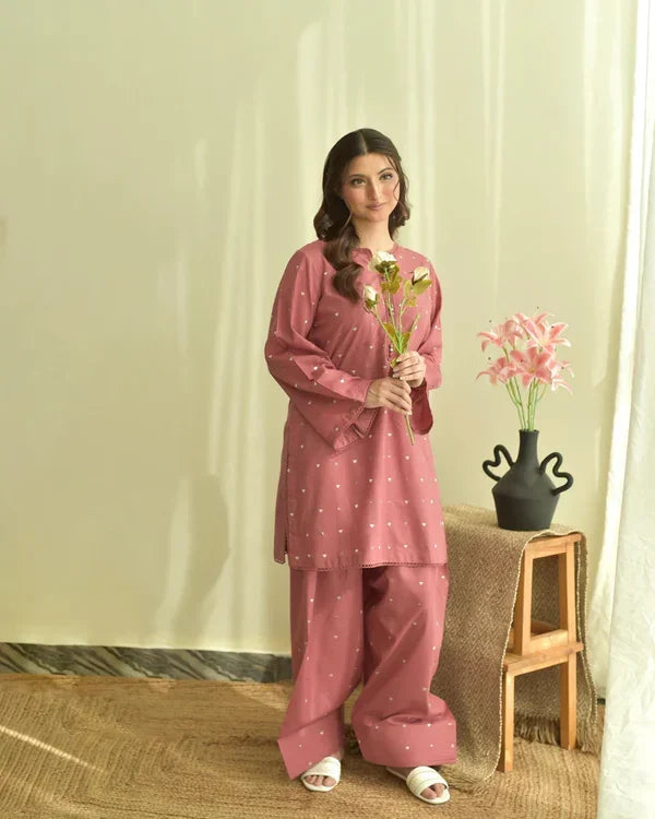ROSE (FARSHI SHALWAR)-3PC(EMB)