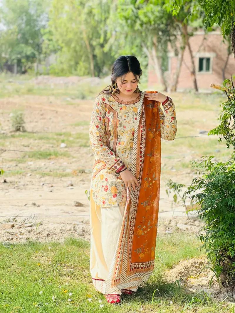 MEHAR (FARSHI SHALWAR)-3PC