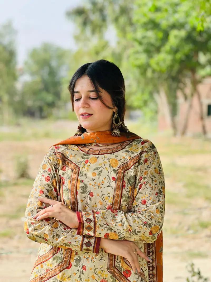 MEHAR (FARSHI SHALWAR)-3PC