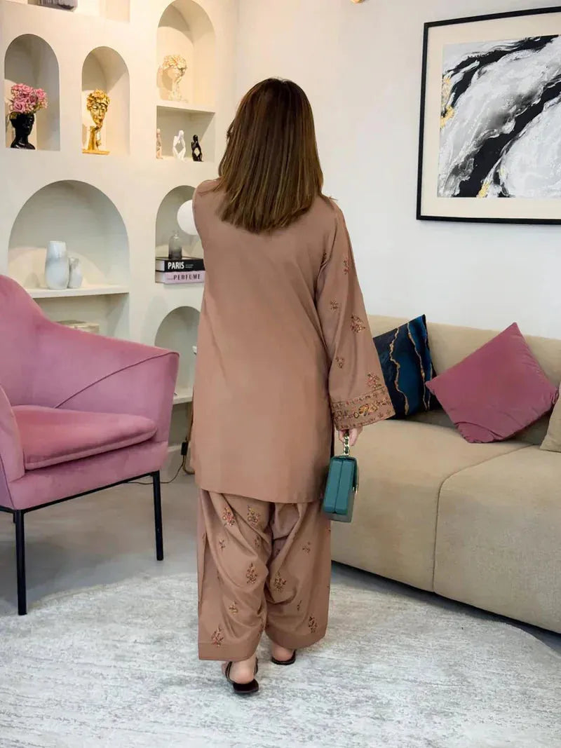FEFA (FARSHI SHALWAR)-2PC(EMB)