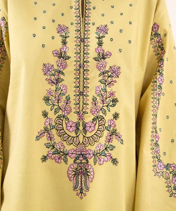AYEL KHADAR (FARSHI SHALWAR)-3PC(EMB)