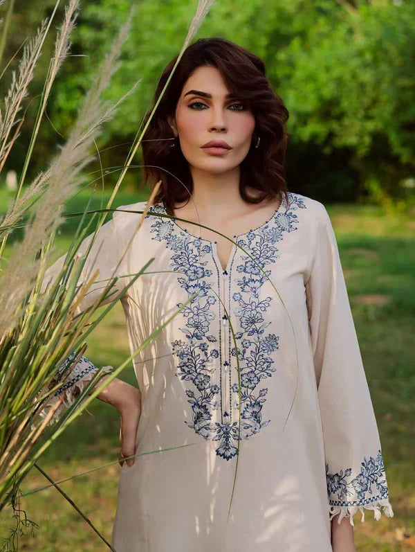 BATIK KHADAR (FARSHI SHALWAR)-3PC(EMB)