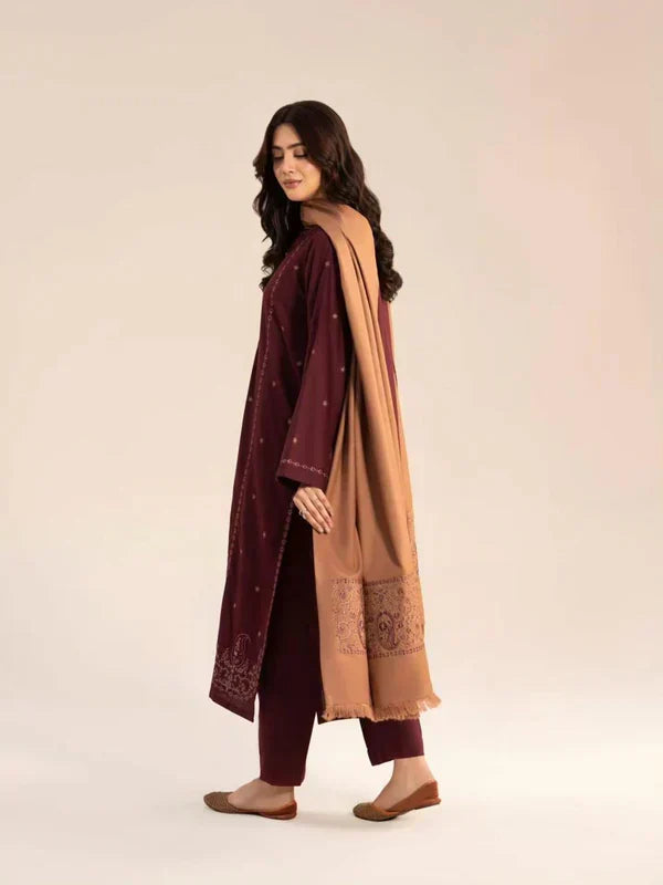 SORMA SHAWL-3PC(EMB)