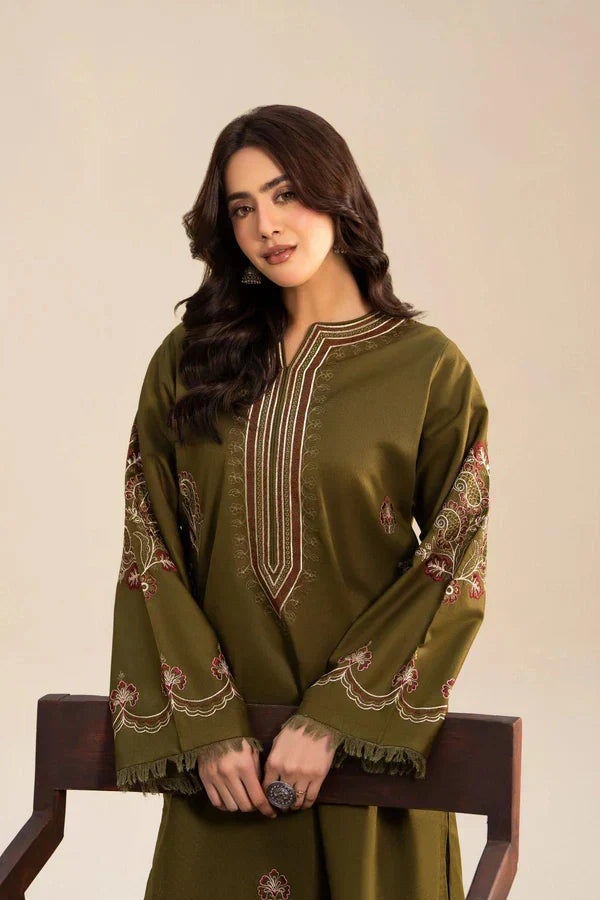 MEHNDI POCKET (FARSHI SHALWAR)-2PC(EMB)