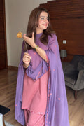AIRA PINK (FARSHI SHALWAR)-3PC(EMB)