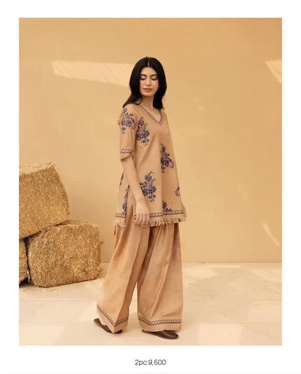 ITRAT CO-ORD SET-2PC(EMB)
