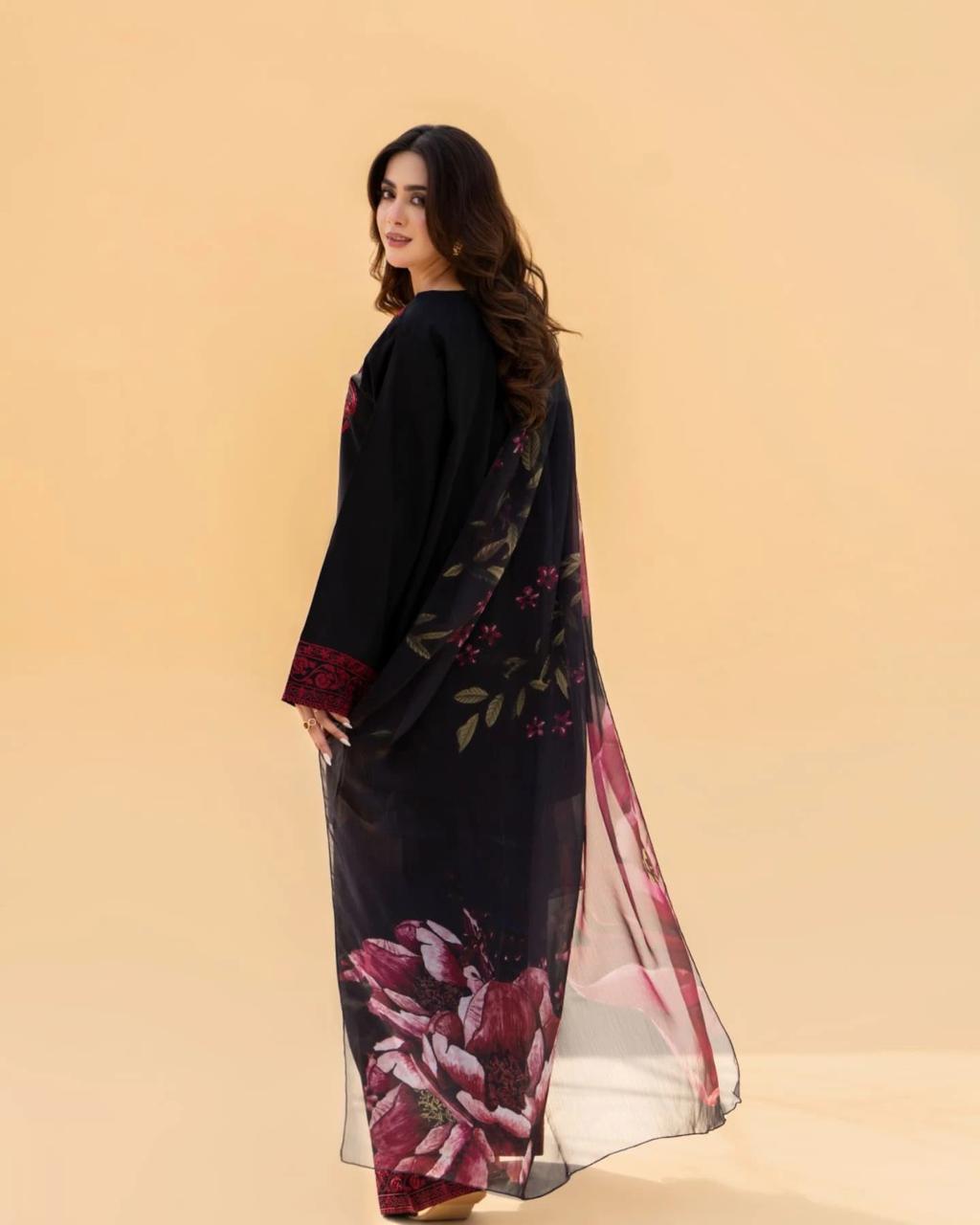 ZAROON LAWN (FARSHI SHALWAR)-3PC