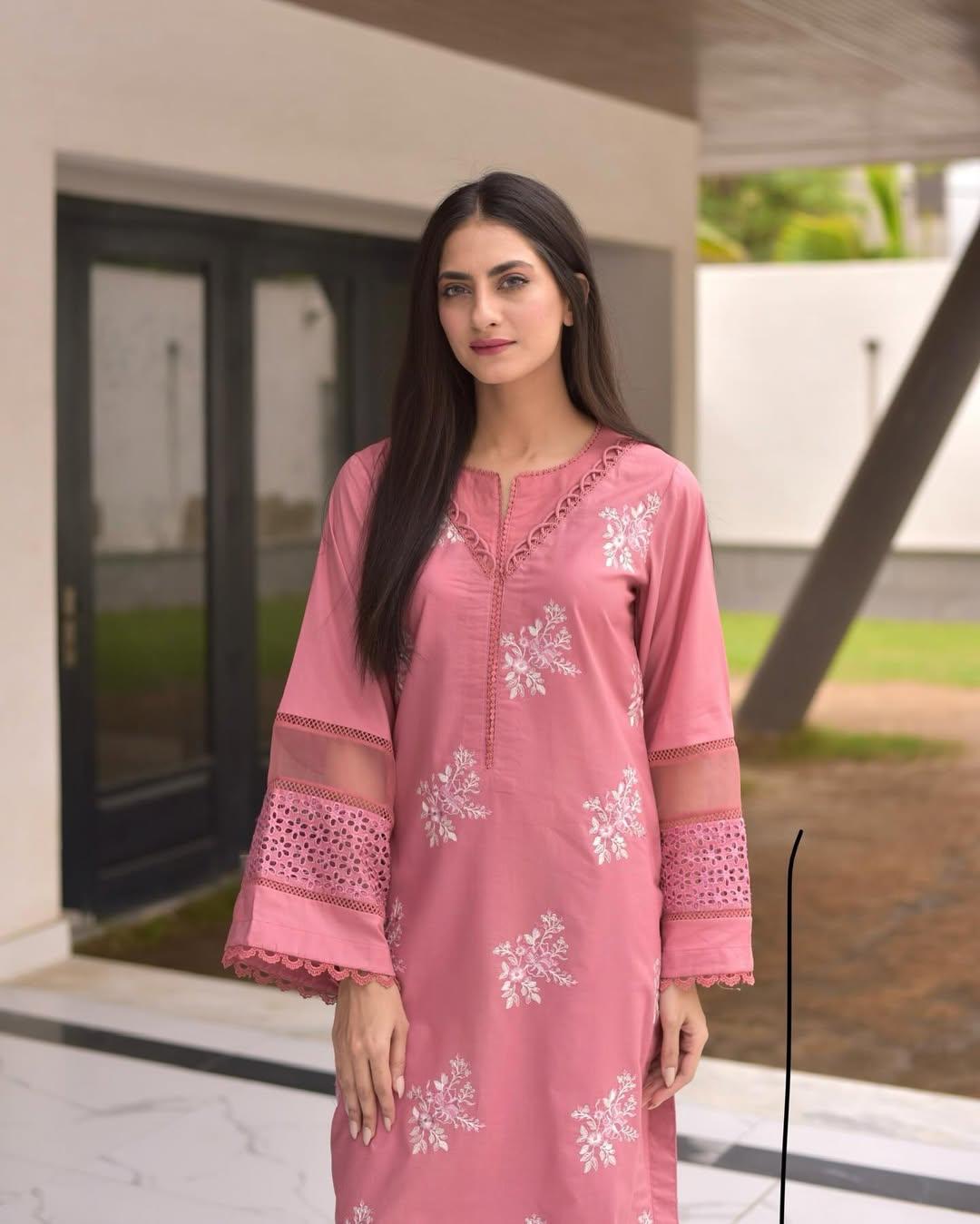 HORIYA LAWN CO-ORD SET-2PC(EMB)