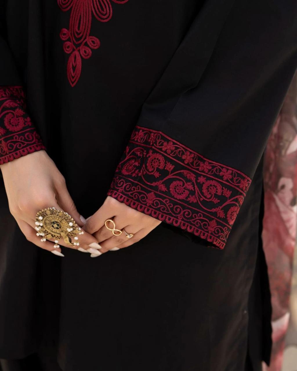 ZAROON LAWN (FARSHI SHALWAR)-3PC
