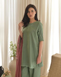 AIRA LAWN (FARSHI SHALWAR)-3PC(EMB)