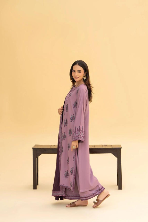 ZARAQ SHAWL-3PC(EMB)