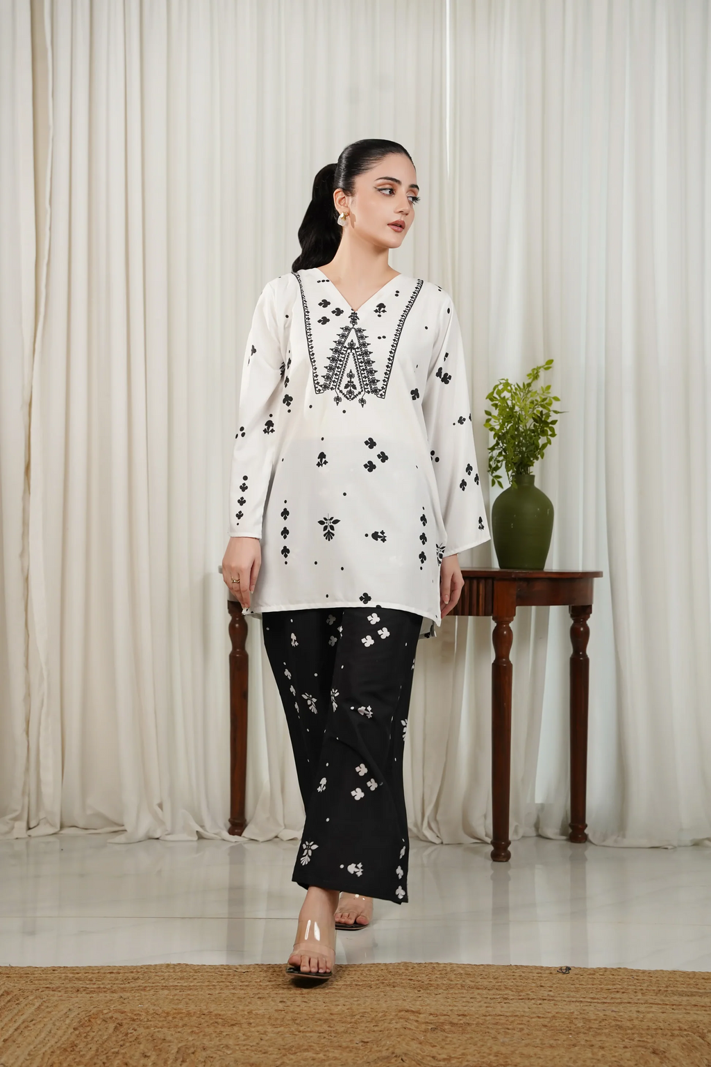 WHITE ORCHID-2PC