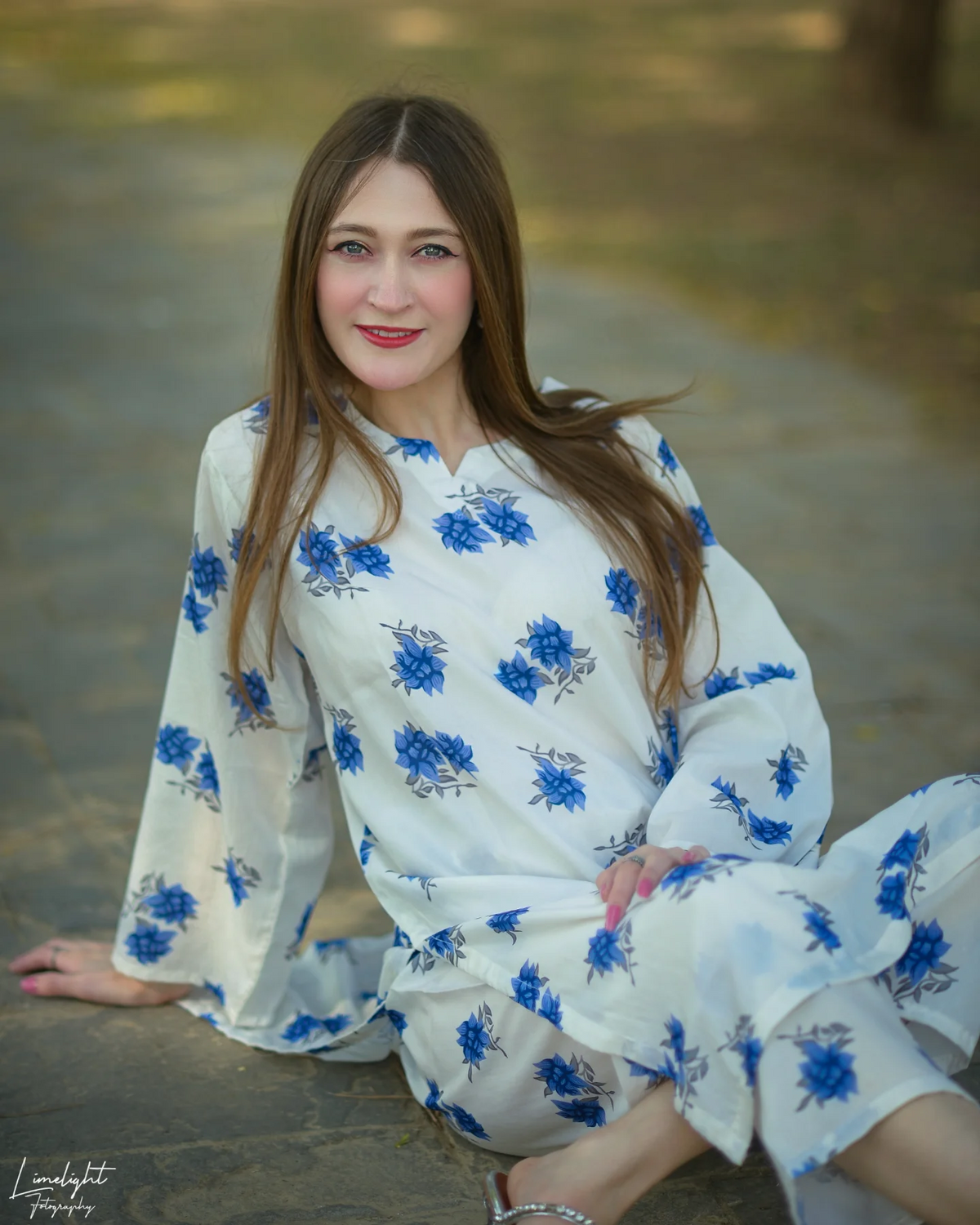 WHITE & BLUE GARDEN-2PC