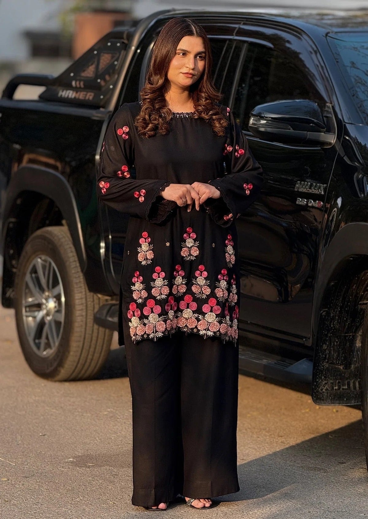 FLORA BLACK-2PC