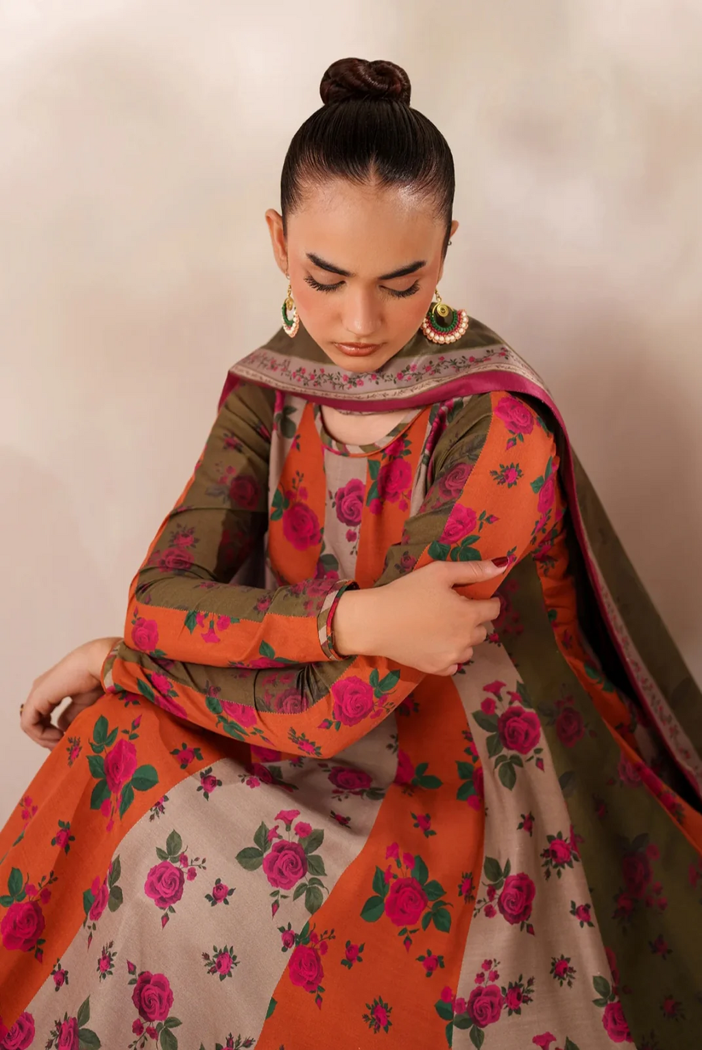 SUNSET FROCK-3PC