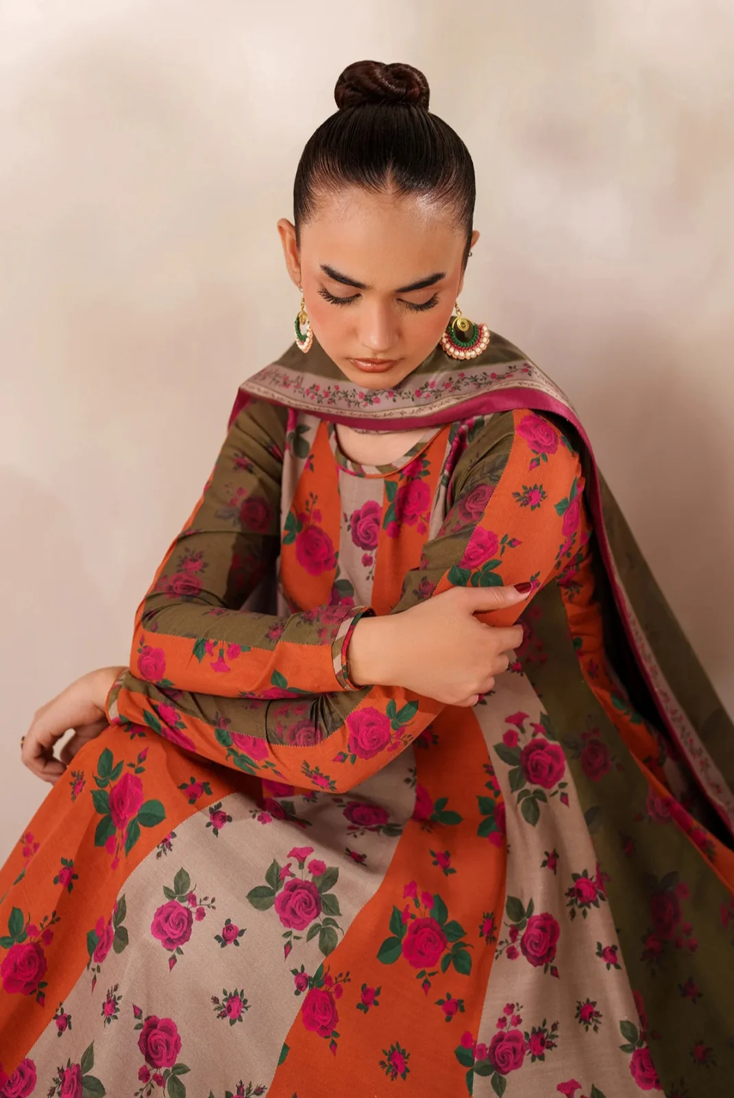 SUNSET FROCK-3PC