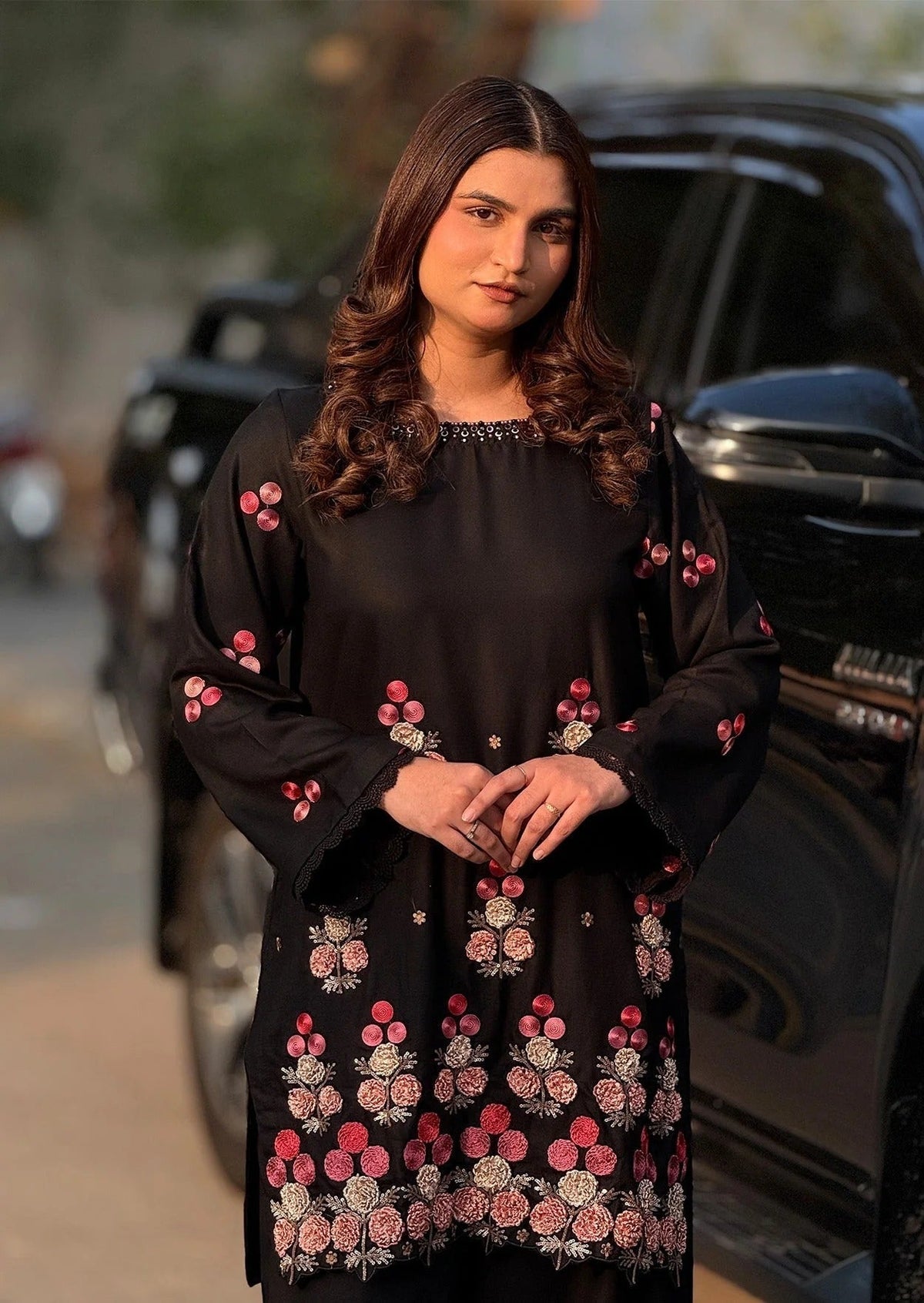 FLORA BLACK-2PC