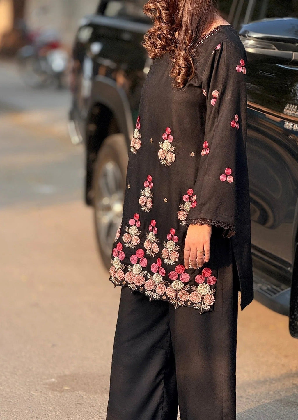 FLORA BLACK-2PC