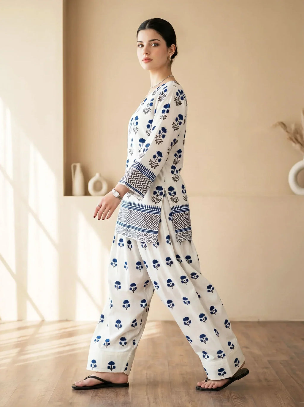 INDIGO BLOOM-2PC