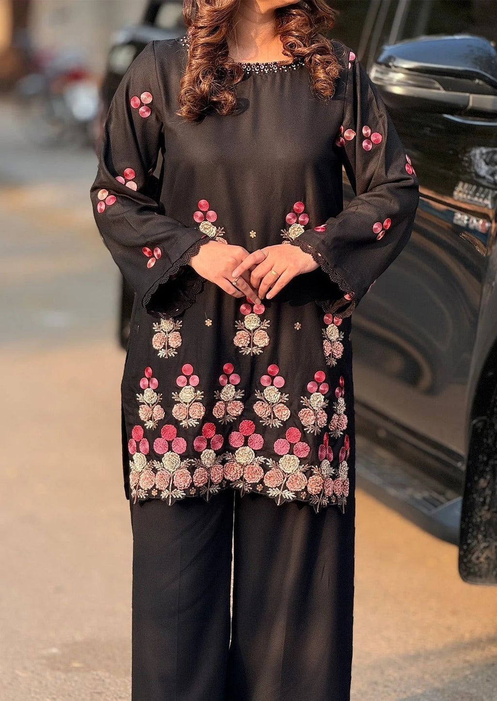 FLORA BLACK-2PC