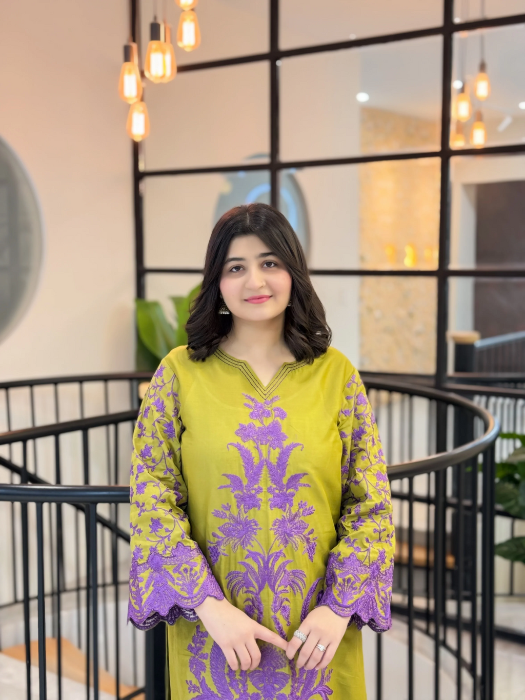 LIME GREEN-2PC(EMB)