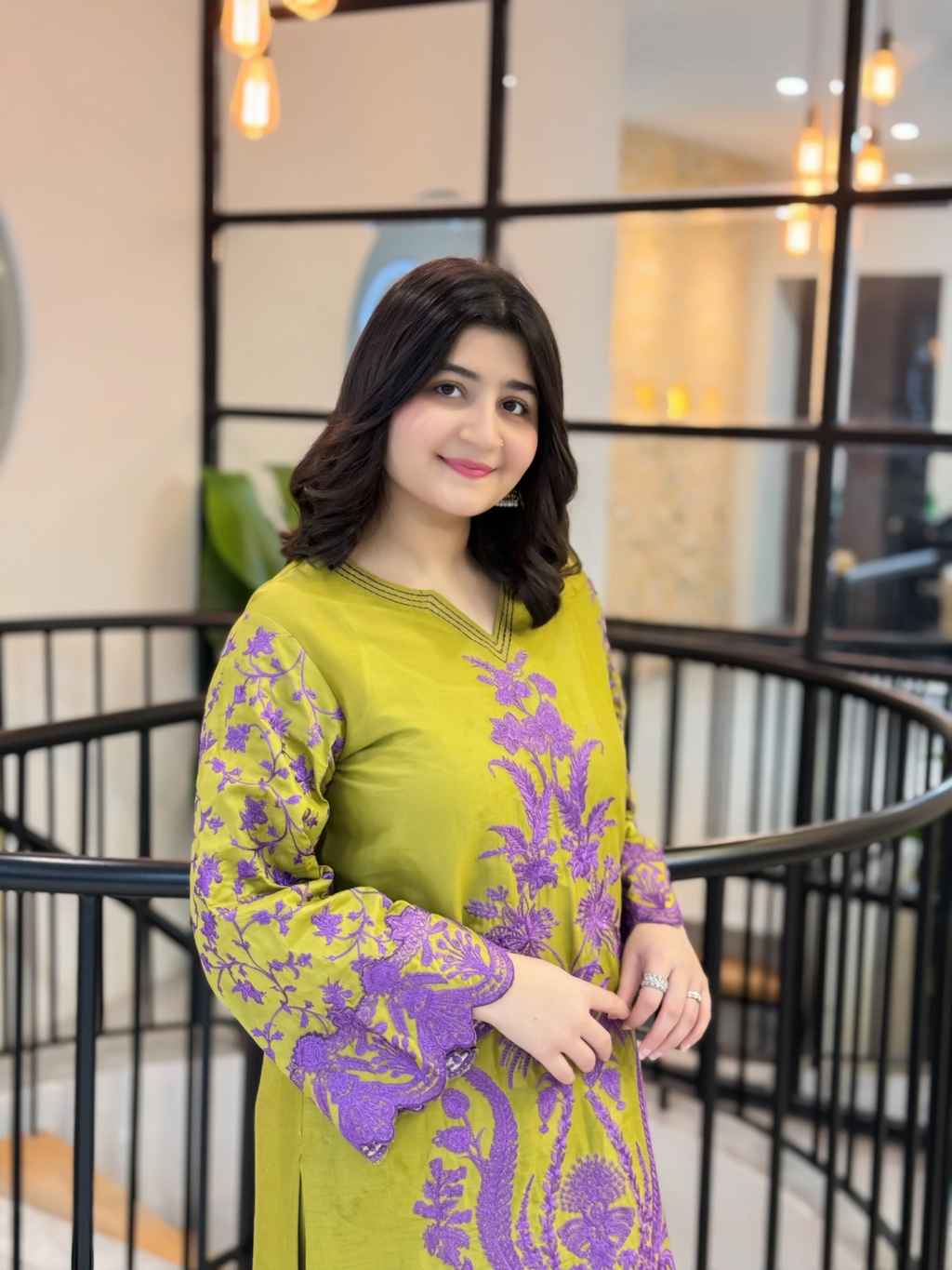 LIME GREEN-2PC(EMB)