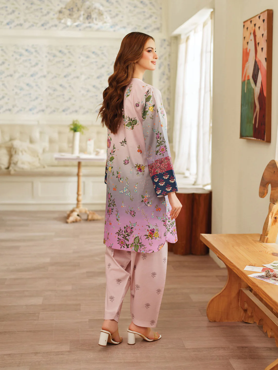 Rose Berry 2pc Printed Lawn