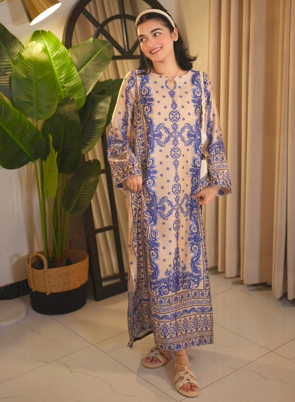 SAPPHIRE KAFTAAN-1PC