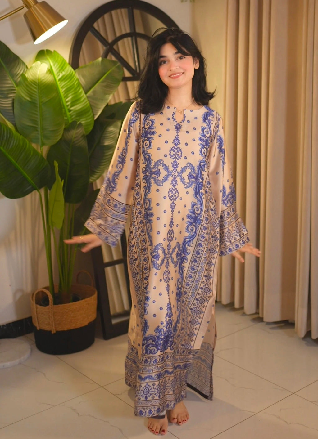SAPPHIRE KAFTAAN-1PC