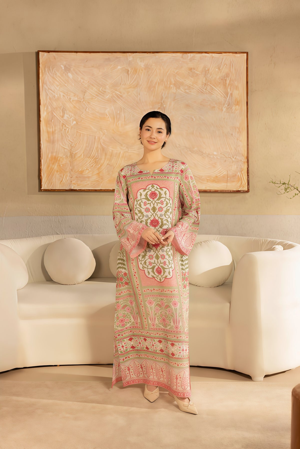 FLORA KAFTAAN-1PC